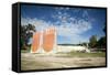 Feet of the Reclining Buddha, Sagaing Division-Annie Owen-Framed Stretched Canvas