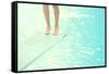 Feet on a Diving Board-soupstock-Framed Stretched Canvas