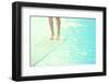 Feet on a Diving Board-soupstock-Framed Photographic Print