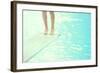 Feet on a Diving Board-soupstock-Framed Photographic Print