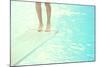 Feet on a Diving Board-soupstock-Mounted Photographic Print