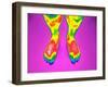 Feet, Thermogram-Tony McConnell-Framed Photographic Print