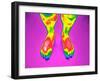 Feet, Thermogram-Tony McConnell-Framed Photographic Print