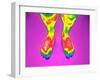 Feet, Thermogram-Tony McConnell-Framed Photographic Print