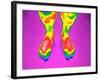 Feet, Thermogram-Tony McConnell-Framed Photographic Print