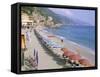 Fegina Beach, Cinque Terre, Liguria, Italy-Bruno Morandi-Framed Stretched Canvas