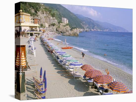 Fegina Beach, Cinque Terre, Liguria, Italy-Bruno Morandi-Stretched Canvas