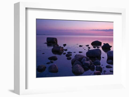 Fehmarnsund, Baltic Sea, Evening-Thomas Ebelt-Framed Photographic Print