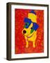 Feisty Jack Russell-Angela Bond-Framed Art Print