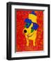 Feisty Jack Russell-Angela Bond-Framed Art Print