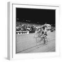 Felice Gimondi, Raymond Poulidor and Gianni Motta are Celebrated at the End of the Tour De France-Mario de Biasi-Framed Giclee Print