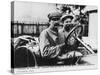 Felice Nazzaro Behind the Wheel of an Itala, French Grand Prix, Amiens, 1913-null-Stretched Canvas