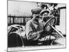 Felice Nazzaro Behind the Wheel of an Itala, French Grand Prix, Amiens, 1913-null-Mounted Photographic Print