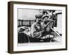 Felice Nazzaro Behind the Wheel of an Itala, French Grand Prix, Amiens, 1913-null-Framed Photographic Print