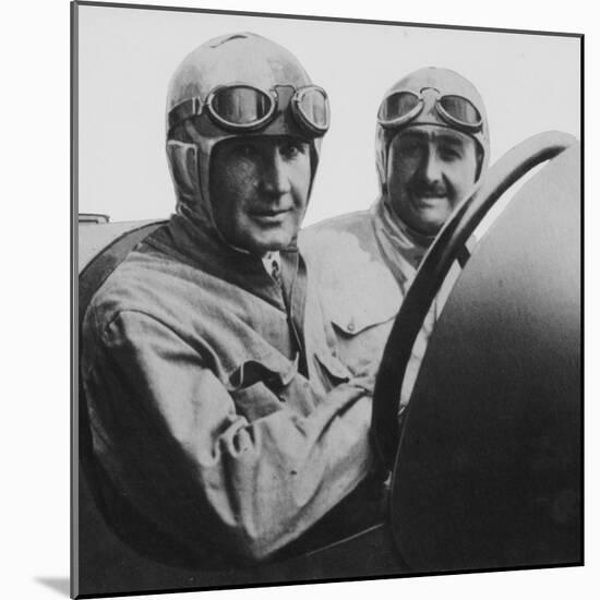 Felice Nazzaro in a 2-Litre Fiat, C1922-null-Mounted Photographic Print