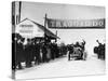 Felice Nazzaro in a Fiat Winning the Targo Florio Race, Sicily, 1907-null-Stretched Canvas