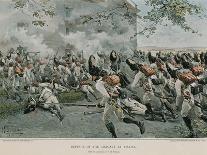 Bonaparte Aiming the Cannon at Lodi-Felicien Baron De Myrbach-rheinfeld-Giclee Print