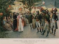 Queen Louisa Reviewing the Prussian Army-Felicien Baron De Myrbach-rheinfeld-Giclee Print