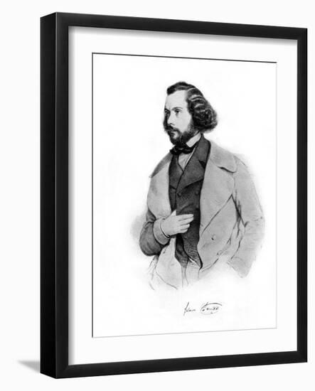 Félicien David - portrait-August Prinzhofer-Framed Giclee Print