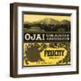 Felicity Brand - Ojai, California - Citrus Crate Label-Lantern Press-Framed Art Print