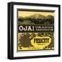 Felicity Brand - Ojai, California - Citrus Crate Label-Lantern Press-Framed Art Print