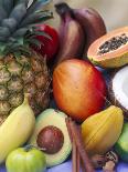 Various Tropical Fruits and Spices-Felicity Cole-Framed Stretched Canvas