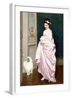 Feline Affection, 1872-Joseph Caraud-Framed Giclee Print