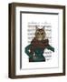 Feline Fashionista-Fab Funky-Framed Art Print