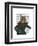 Feline Fashionista-Fab Funky-Framed Art Print