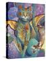 Feline Fiesta-David Galchutt-Stretched Canvas