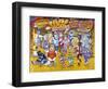 Feline Fitness-Bill Bell-Framed Giclee Print