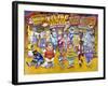 Feline Fitness-Bill Bell-Framed Giclee Print