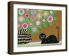 Feline Florist 2-Kerri Ambrosino-Framed Giclee Print