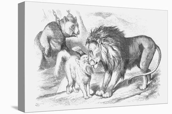 Feline Friends; Or, the British Lion and the Persian Chat!, 1873-Joseph Swain-Stretched Canvas