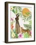 Feline Tropics I-Janet Tava-Framed Art Print