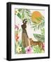 Feline Tropics I-Janet Tava-Framed Art Print