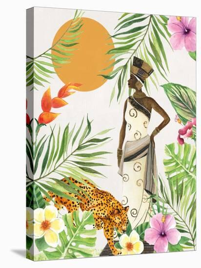 Feline Tropics II-Janet Tava-Stretched Canvas