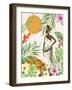 Feline Tropics II-Janet Tava-Framed Art Print