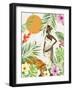 Feline Tropics II-Janet Tava-Framed Art Print