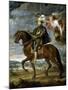 Felipe II on Horseback, Ca. 1630-Peter Paul Rubens-Mounted Giclee Print