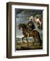 Felipe II on Horseback, Ca. 1630-Peter Paul Rubens-Framed Giclee Print