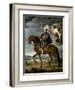 Felipe II on Horseback, Ca. 1630-Peter Paul Rubens-Framed Giclee Print