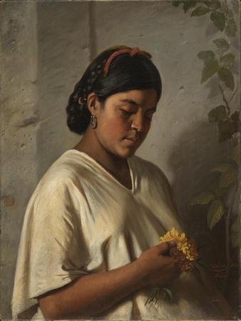 Indian Woman with Marigold,1876