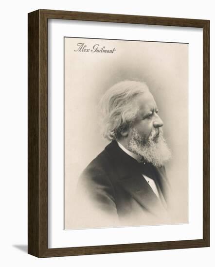 Felix-Alexandre Guilmant French Organist and Composer-Marius Neyroud-Framed Photographic Print