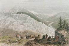 The Glacier and the Chamonix Valley, Engraved by Adolphe Bayot (1810-66) Mid 19th Century-Felix Benoist-Giclee Print