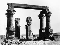 The Colossi of Memnon, Thebes, Nubia, Egypt, 1878-Felix Bonfils-Giclee Print