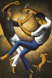 Bowl and Lemons, c.1930-Felix Elie Tobeen-Stretched Canvas