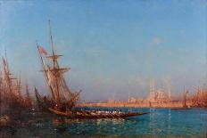 View of Istanbul, Second Half of the 19th C-Felix-Francois George Ziem-Framed Giclee Print