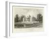 Felix Hall, Essex, Seat of C C Western, Esquire, Mp-William Henry Bartlett-Framed Giclee Print