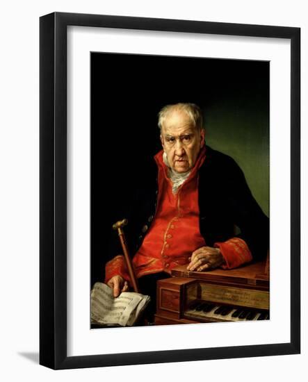 Félix Máximo López, First Organist of the Royal Chapel, 1820-Vicente López Portaña-Framed Giclee Print